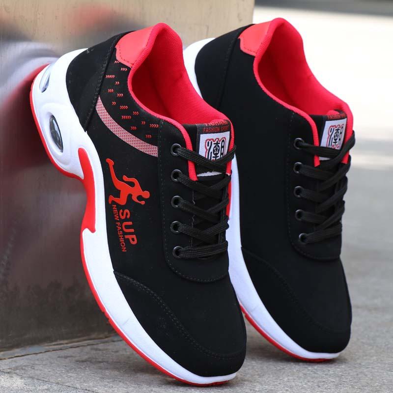 Sports Shoes Men's Shoes Autumn and Winter Leather Shoes Nubuck Leather Men's Casual Running Shoes