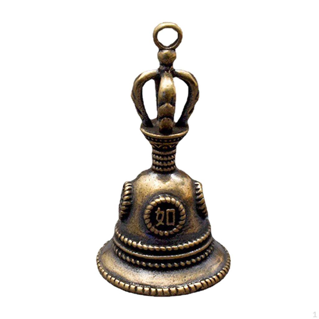 Vintage Wind Chimes Bell 1.77x0.98inch Bronze Good Luck Craft Feng Shui Retro for Front Door