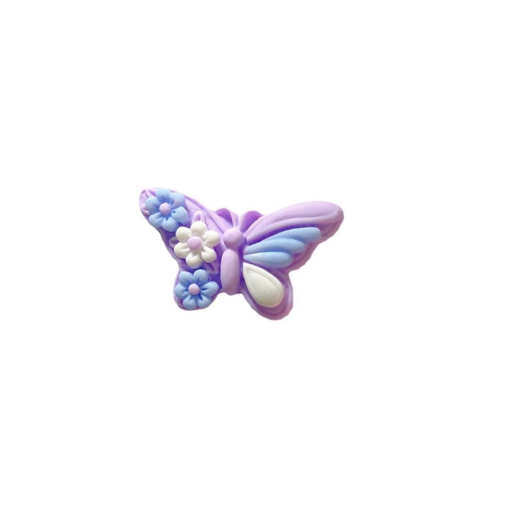10 Large Butterfly Shaped Resin Flat Back Kabochin Scrapbook  DIY Decorative Accessories Hairpin Decoration