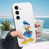 Cute D-Donald Duck Phone Case For Samsung Galaxy S21 S22 S23 S24 S25ULTRA FE Ultra Plus5G A52S Transparent Cover