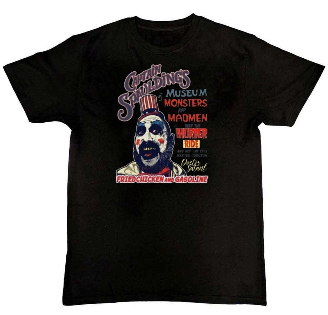 Captain Spaulding Museum Monsters and Madmen Mens T-Shirt XXXL