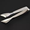 Rust-proof Serrated Ice Cube Clip 304 Stainless Steel Serving Tongs Food Tong Barbecue Clip  Bar