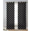 Polka Dot Schwarz Und Weiß Einfache Chiffon Gardinen für Wohnzimmer Schlafzimmer Dekoration Fenster Voiles Tüll Vorhang Vorhänge
