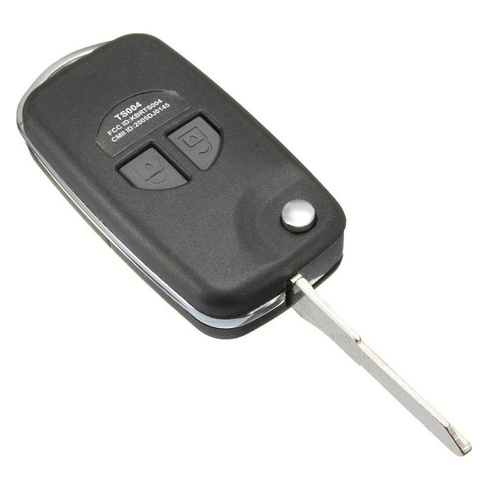 2Pcs Flip Remote Key Fob Case Replacement For Suzuki Grand Vitara Grand