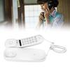 Wall Mountable Telephone Multifunctional Clear Sound Corded Landline Phone for Home Hotel