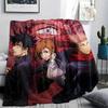 Jujutsu Kaisen Battle Blanket, Cozy Throw for Sofa Bed, Ideal Gift for Anime Enthusiasts.chl