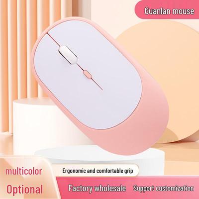 Rechargeable Dual-Mode Bluetooth Mouse for Tablet and Laptop: 2.4G Wireless for Office and Home Use