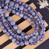 Natural Stone Blue Sodalite Jaspers Round Loose Minerals Beads for Jewelry Making DIY Bracelet 15