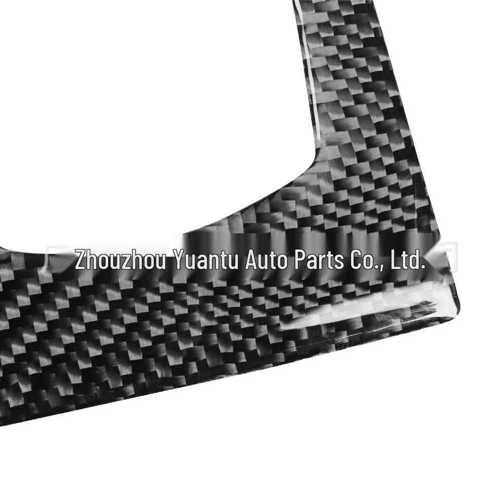 Real Carbon Fiber Gear Shift Console Panel Sticker for BMW X5/X6 F15/F16