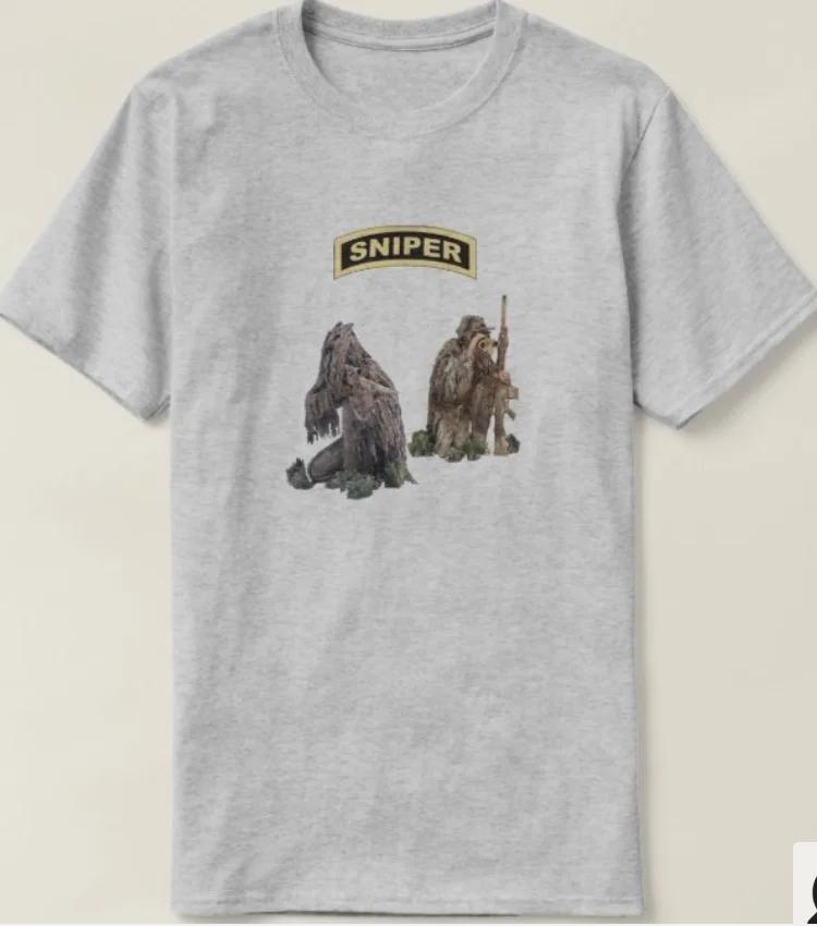 Sniper Team TShirt Summer Cotton Short Sleeve ONeck Mens T Shirt New S3XL