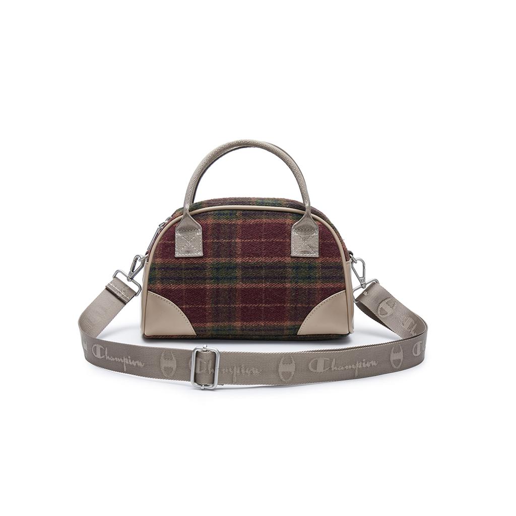 New Champion Fabric, Synthetic Leather Shoulder Bag Unisex Night Umber Red/Light Bone U4DACPU20