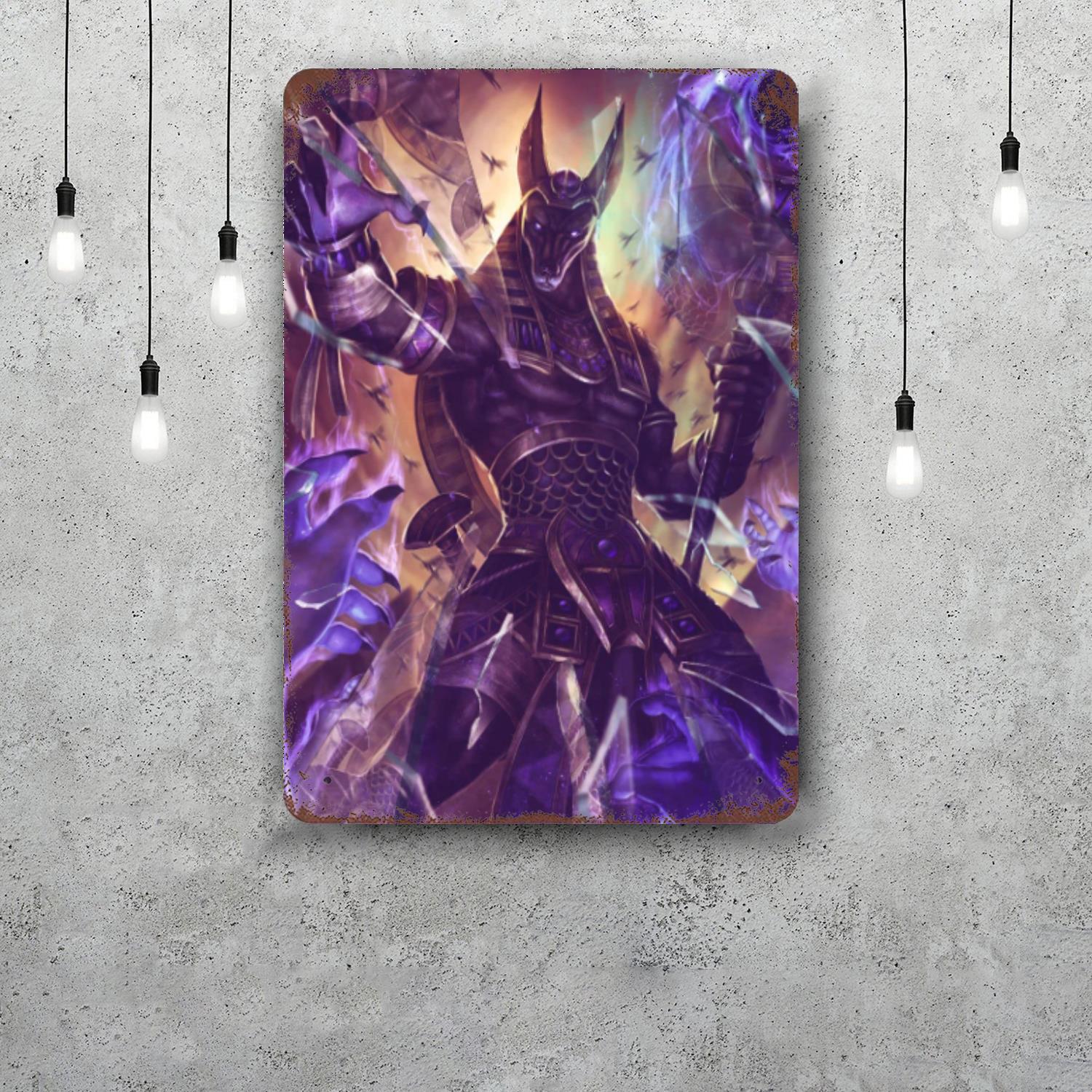 

smite video games Vintage Metal Tin Signs Posters Decor Retro Metal Plaque Wall Art Decor for Garage Bar 20x30cm（7.8x11.8inch）