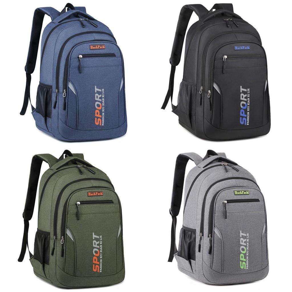 Breathable Backpack Oxford High Capacity With Laptop Sleeve For School Students