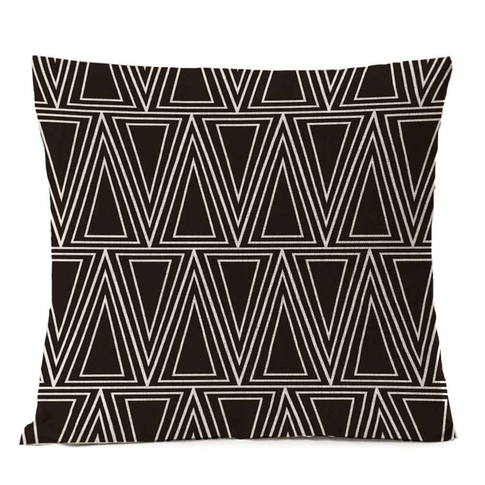 Black Geometric Boho Pillow Cover Bohemia Arrow Cushion Home Decorative Sofa Pillowcase