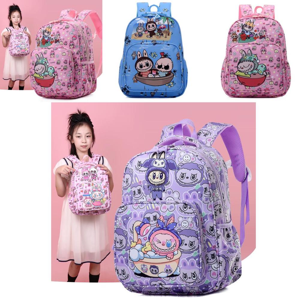 Adorable Labubu Children's Backpack In Cute Cartoon Style Perfect For School Use