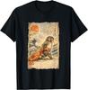 Kawaii Baby Monkey Punch Cute Japanese Macaque Ukiyo-e Art Unisex T-Shirt