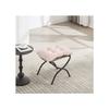 Fauteuil inclinable avec repose-pieds, accoudoirs et poches latérales, fauteuil d'angle rose
