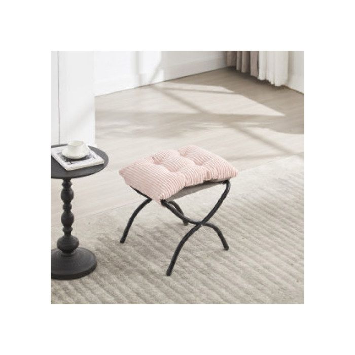 Fauteuil inclinable avec repose-pieds, accoudoirs et poches latérales, fauteuil d'angle rose