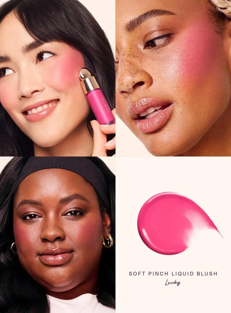 Rara beleza batom blush creme Grace blush líquido à prova d'água Mositure contorno facial sombra blush líquido maquiagem rechonchudo