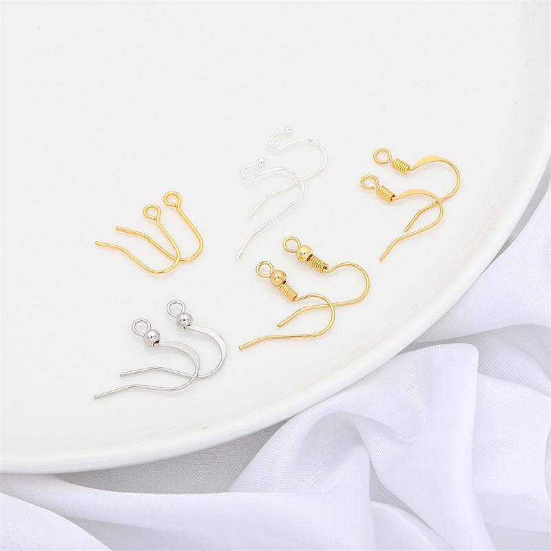 Kupferplattierte 18/14K Gold gefüllte Creolen - Handgefertigtes DIY Schmuckzubehör