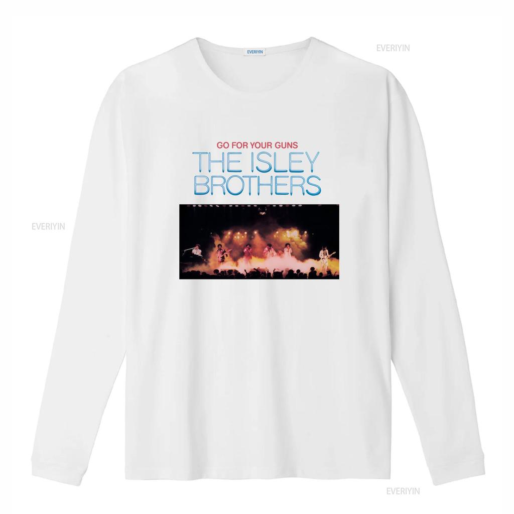 Go for Your Guns The Isley Brothers Funk T Shirt Retro Concert Design Music Lovers Pride Footsteps in Dark Style vintage