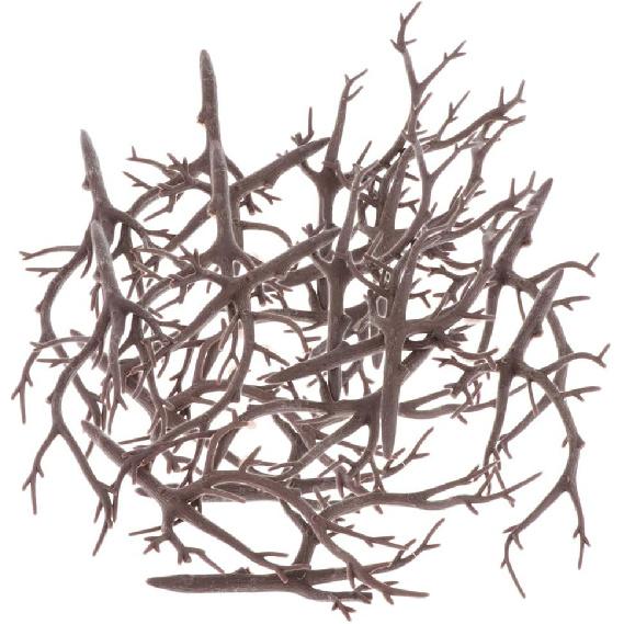 LoveinDIY 30 Set Plastic Deer Antlers Branch DIY Cosplay Animals Horn Headband Deer Home Decor, Wedding Party Ornaments