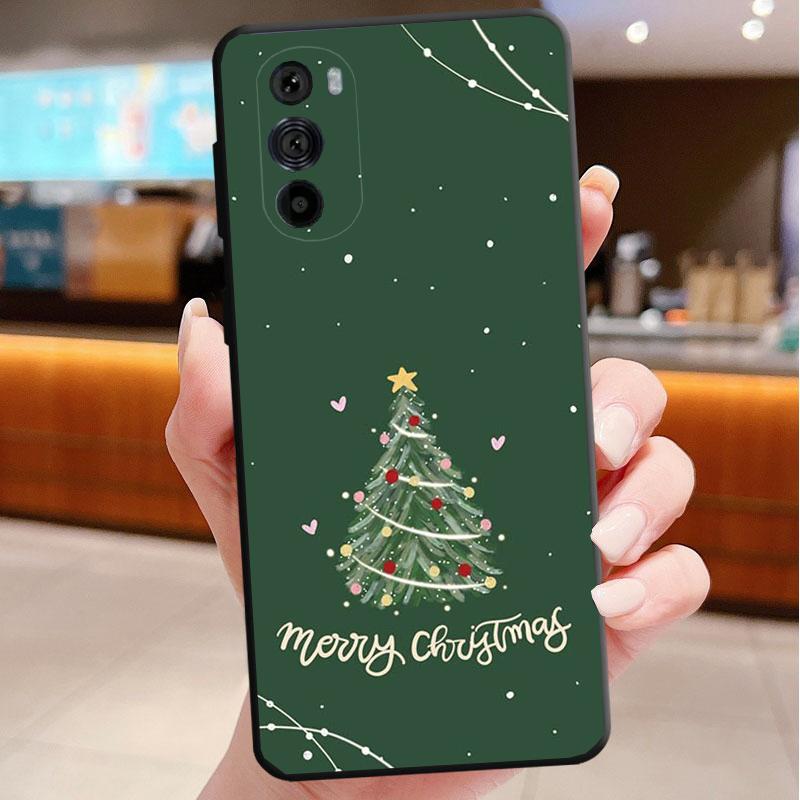 Christmas Art Phone Case For Motorola Edge 50 40 Pro 60 50 40 30 Ultra Neo Fusion Moto G Play G Stylus G Power G