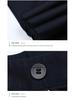 Men's High Waist Straight Leg Cotton Pants - Summer Casual, Solid Color, Middle-Aged, Loose Fit, Deep Crotch, Dad Trousers