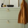 Zinc Alloy Furniture Handles Ginkgo Drawer Knobs Handles for Cabinets and Drawers Wardrobe Pulls Kitchen Cabinet Cupboard Knobs