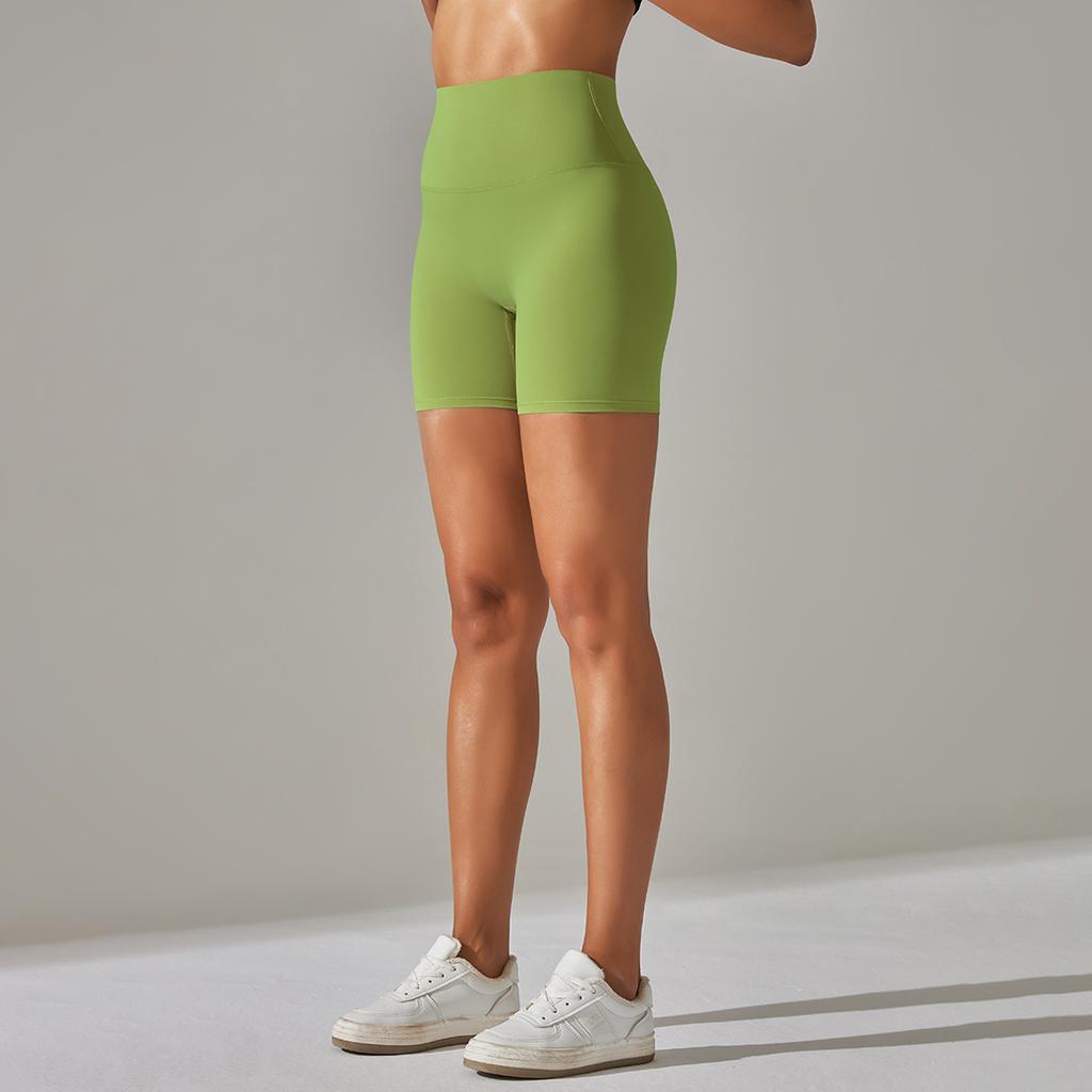 Align Damen-Yoga-Shorts mit hohem Bund – butterweich und federleicht! Ideal zum Laufen, Radfahren und für Fitness. 31 Farben.
