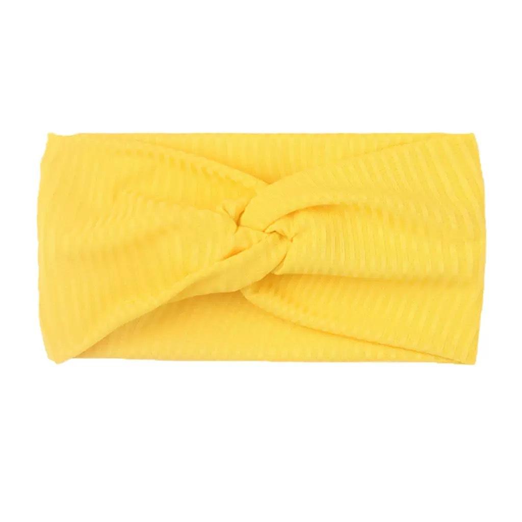 Ribbed Cotton Cross Twist Headband Wide Sports Headband Yoga Sweatband Hair Accessories