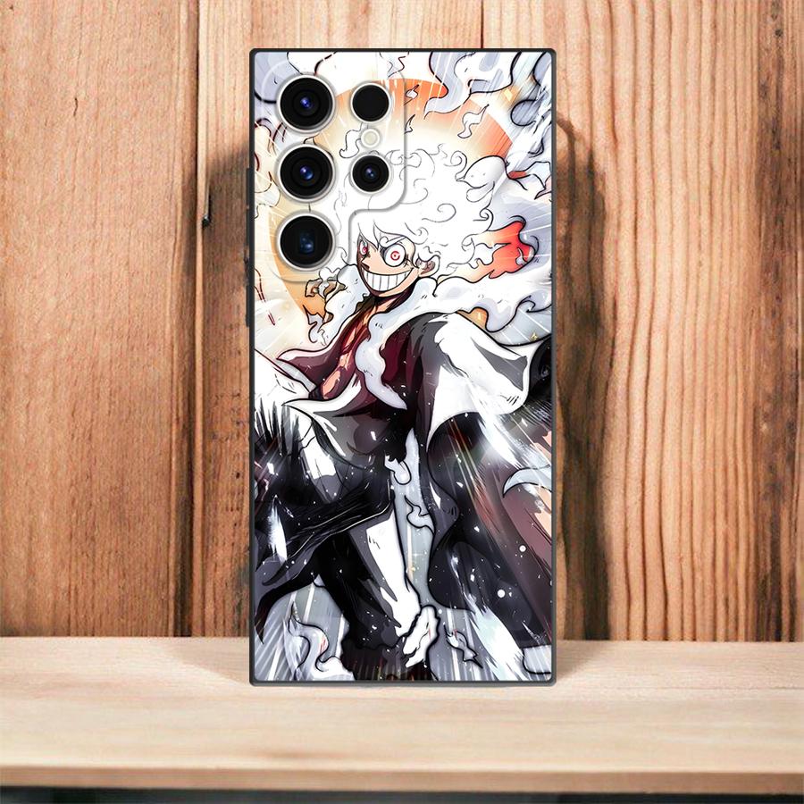 

Phone Case for Samsung Galaxy S9 Note10 Plus Note20 Ultra S8 Note8 S10 Plus Note9 S10e Black Soft Shell Cool One Piece Art Galaxy S8+