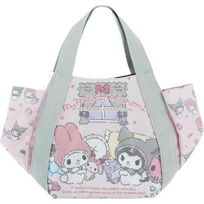 Yasuda Trading Sanrio Balloon Lunch Bag My Melody X Kuromi 50th Lunch 4918 Plush Toy X W38 X D12cm MU50th Lunch 4918 Nuigurumi Approx. H24.5