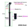Bicycles Shock Absorption Seatpost Stainless Steels Bike Seatpost Hand Controlled Dropper Hydraulic Seatpost Enduring