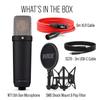 RODE Microphones NT1 Condenser NT1GEN5B (5th Generation) Microphone, Black,
