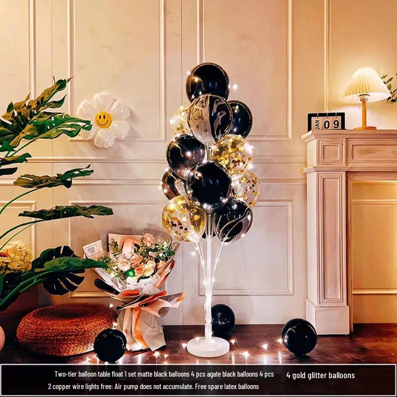 Luminous Balloon Floor Stand for Events: Birthday, Wedding, Anniversary, Party, and More.