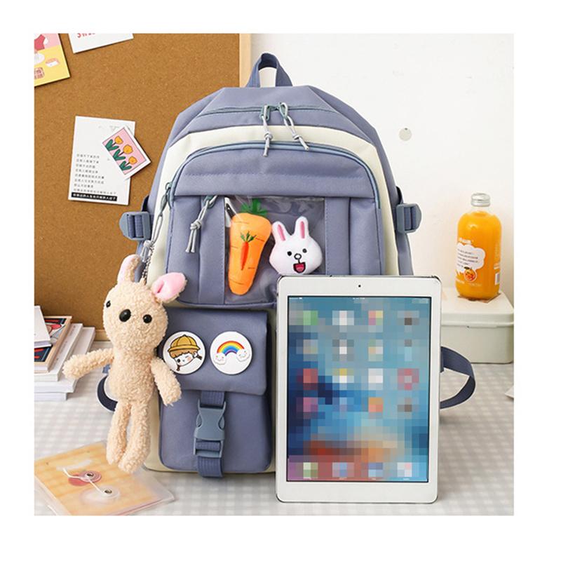 Мультяшная мода защита позвоночника легкая школьная сумка для девочек и мальчиков — фото 8