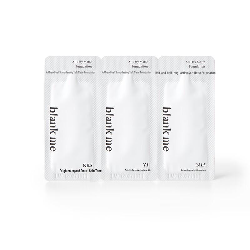 

Blankme Lasting Soft Mist Liquid Foundation Swatch Card