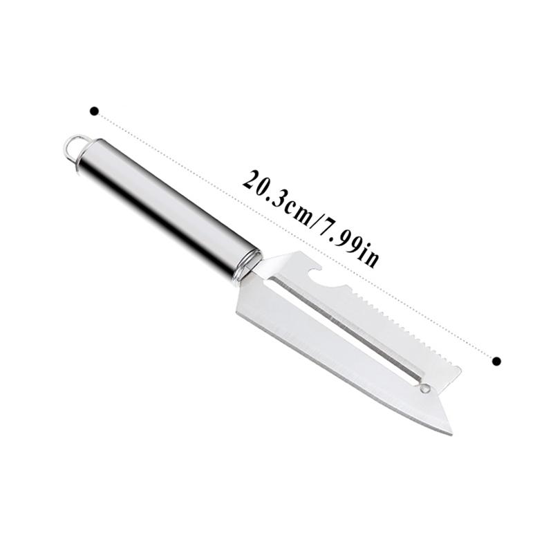 

3 в 1 из нержавеющей стали Овощечистка Огурец Морковь Фрукты Картофель Двойная терка для резки Кухонные принадлежности Кухонный гаджет A