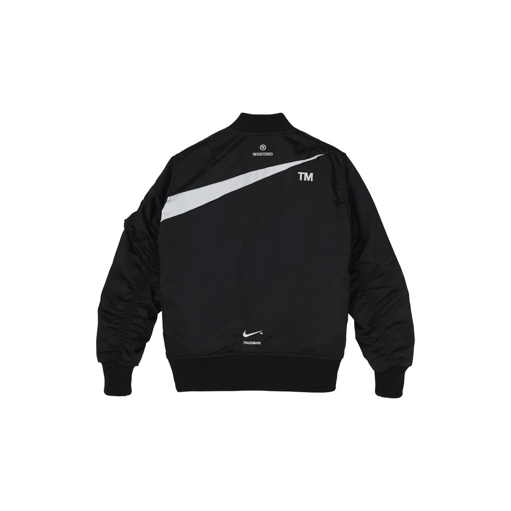 Nike Sportswear Swoosh Therma-FIT Reversible Bomber Jacket Black/Photon Dust DD6056-010