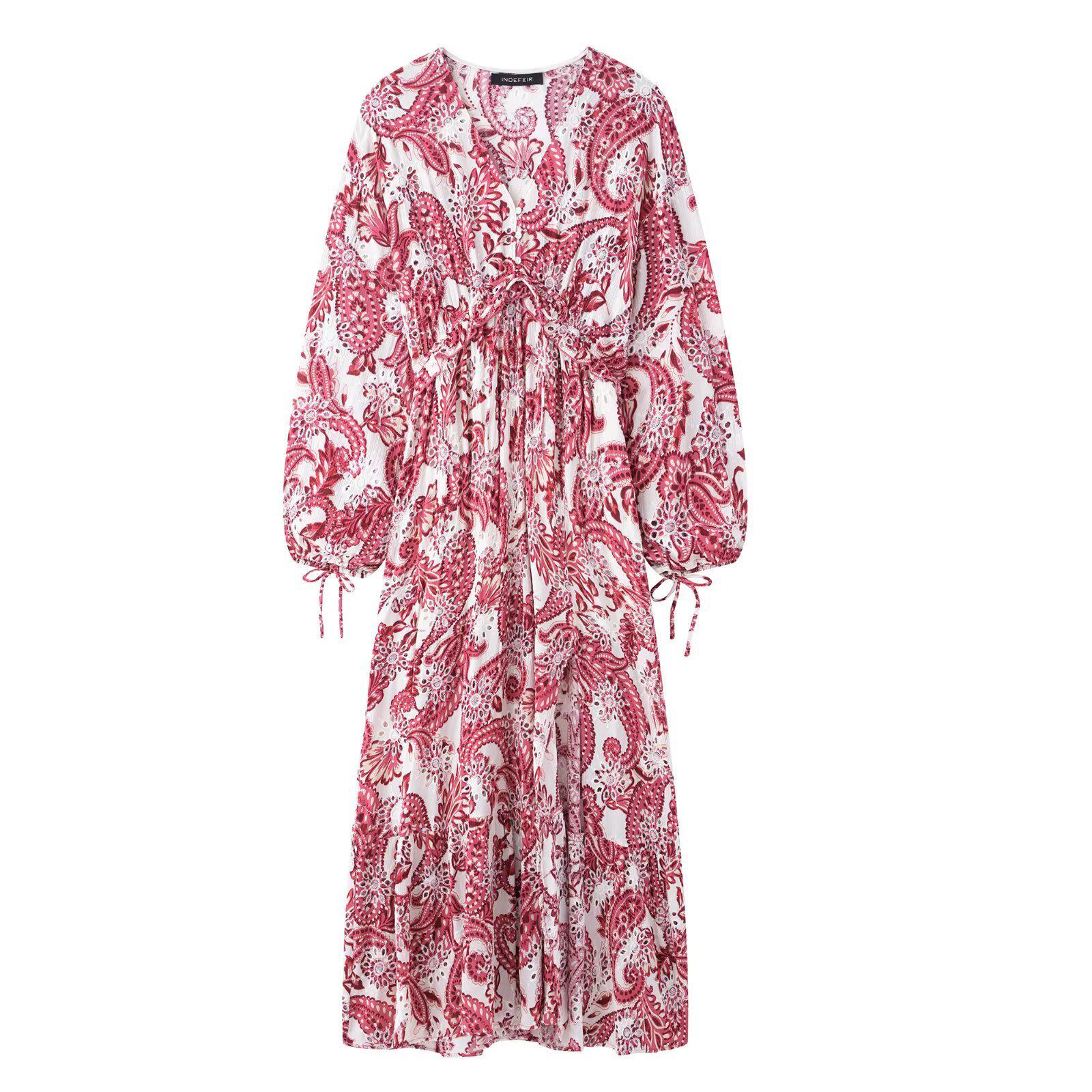 

TAOP&ZA Элегантное женское платье с вышивкой и длинным рукавом для весны/лета Medium