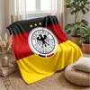 Germany National Football Team Theme Blanket Soft Flannel Fleece Blanket Warm Lightweight Throw Blanket for Home Sofa Bed