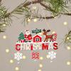 Wooden Christmas Hanging Pendants Gnome Santa Claus Merry Christmas Decoration For Home Xmas Tree Ornaments  Year Gifts