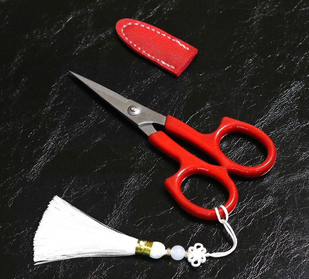 Sanka Cutwork Straight for Thread Fabric Compact Scissors, Blade, 130mm, Ambidextrous, Sharp, Sewing, Trimming, Embroidery, Patchwork, Trimming,