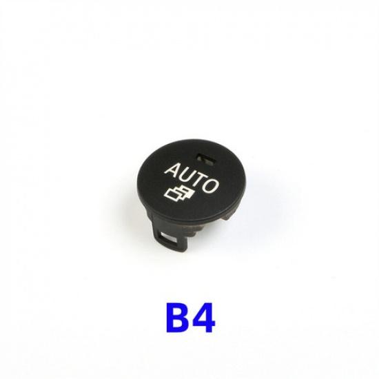 1pcs Black ABS Car Front AC Control Switch Button Trim For BMW 5 E60 E61 2003-10
