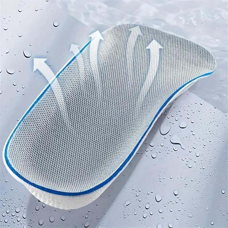 1 Paar Einlegesohlen zur Höhenerhöhung für Herren- und Damenschuhe, Plattfüße, Fußgewölbeunterstützung, orthopädische Einlegesohlen für Turnschuhe, Fersenlift, Memory Foam-Schuhpolster