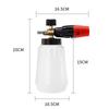 1L Foam Sprayer Handheld Car Wash Sprayer Portable Foam Spray Bottle  For Car Wash Home Cleaning