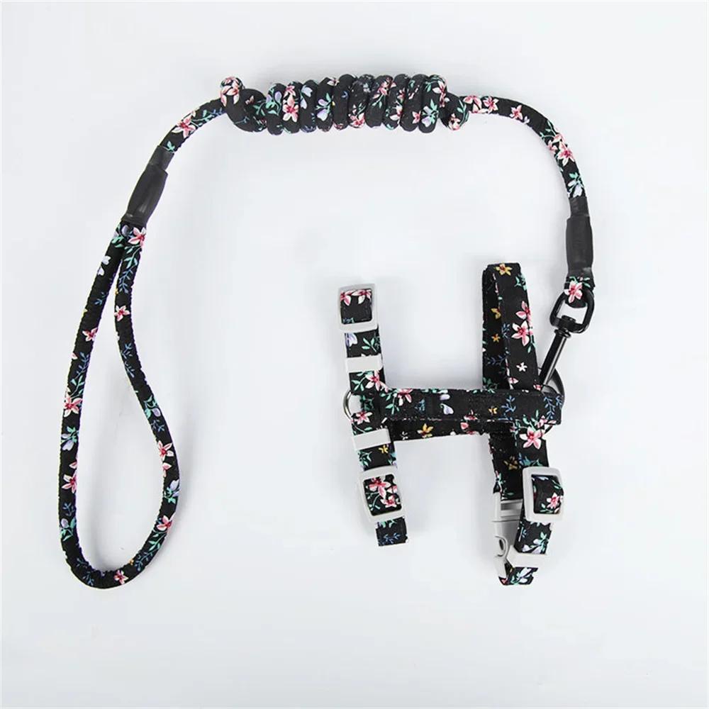 Japanese Style Pet Harness and Leash Adjustable Puppy Dog Cat Harnesses Gatos Productos Para Mascotas Sphynx Kitten Accessories