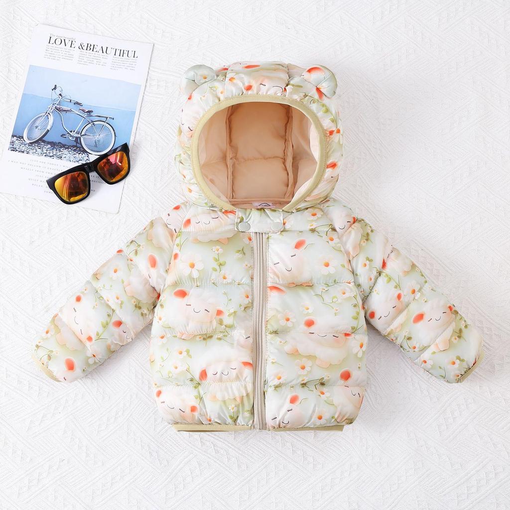 2025 Lightweight Cotton-Padded Jacket for Infants and Kids