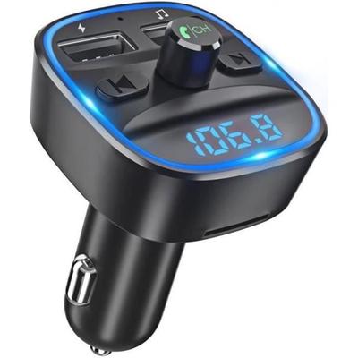LENCENT Car FM Transmitter Car Bluetooth Bluetooth Car MP3 Player Wireless Radio Adapter Kit